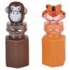 Rhode Island Novelty 3" Zoo Animal Jungle Characters Bubble Bottles | 24 Bottles view 2