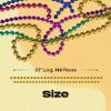 Funny Party Hats Mardi Gras Beads Necklaces - Party Costumes Accessories 144 Pc view 2