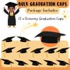 U. S. Toy Kindergarten Black Graduation Caps w/Gold Tassel, Preschool Graduation Cap for Boys and Girls, Customizable, Teacher Supplies, 12-Pack, 3 Years & Older view 4