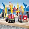 BRIO World Cargo Railway Deluxe - Wooden Track Train Set - Battery-Powered Engine, 3 Cranes, Bridge, Truck - Kids Ages 3+ - Compatible with All Wooden Rail Sets - FSC Certified Wood - 54-Pieces view 2