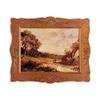 1:12 Fine Scale Miniature Print of Labor Scene with Wood Frame for Home Dcor view 1