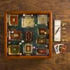 WS Game Company Clue Luxury Edition Board Game with Burl Wood Cabinet, Gold-Plated Accessories, and Faux Leather Storage, Family Board Games for 3 to 6 Players view 2