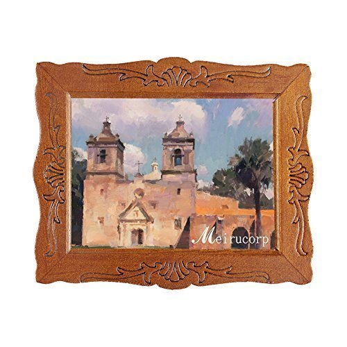1:12 Fine Scale Miniature Castle in Picture with Wood Frame for Home Dcor