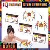IQ BUILDER | STEM Learning Toys | Creative Construction Engineering | Fun Educational Building Set for Boys & Girls Ages 3-10 | Top Blocks Game Kit view 2