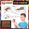 IQ BUILDER | STEM Learning Toys | Creative Construction Engineering | Fun Educational Building Set for Boys & Girls Ages 3-10 | Top Blocks Game Kit view 3