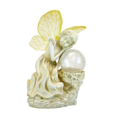 Girl With Ball Solar Light