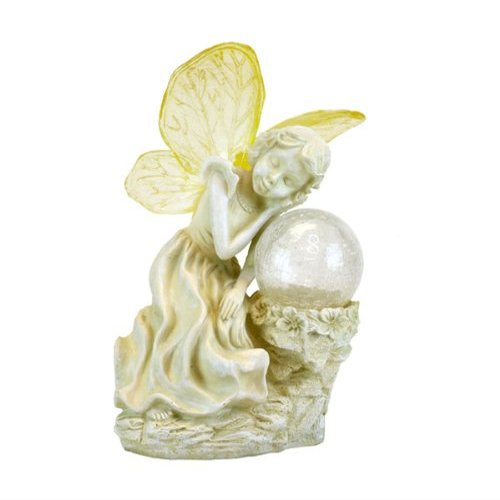 Girl With Ball Solar Light