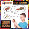 IQ BUILDER | STEM Learning Toys | Creative Construction Engineering | Fun Educational Building Blocks Toy Set for Boys and Girls Ages 5 6 7 8 9 10 Year Old + | Best Toy Gift for Kids | Activity Game view 3