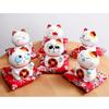 6" Maneki Neko Japanese Porcelain Lucky Cat Money Box Piggy Bank Lucky Blessing #A view 2