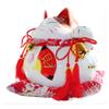 8" Maneki Neko Japanese Porcelain Lucky Cat Money Box Piggy Bank Lucky Blessing #C view 2