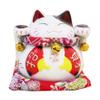 6" Maneki Neko Japanese Porcelain Lucky Cat Money Box Piggy Bank Lucky Blessing #D view 1