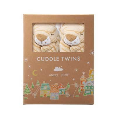 Angel Dear - Tiger, Cuddle Twins Blankie Set
