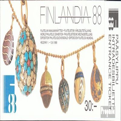 Finland MH21 (Complete.Issue.) unmounted Mint/Never hinged ** MNH 1988 Finlandia 88 (Stamps for Collectors)