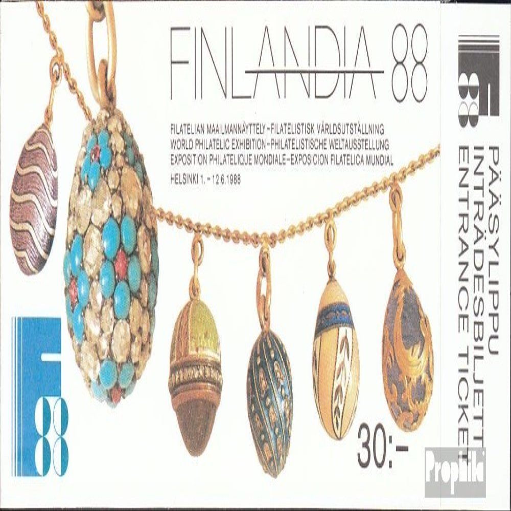 Finland MH21 (Complete.Issue.) unmounted Mint/Never hinged ** MNH 1988 Finlandia 88 (Stamps for Collectors)