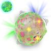 Haktoys Light Up Bouncing Ball, 4 Vibrating Crazy Fun Toy with Flashing Bright Lights, Music and Sound (Batteries Not Included, Colors May Vary) view 1