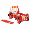 Kids Preferred Buildex Fire Engine 28 Ride-On Wooden Push Toy view 2