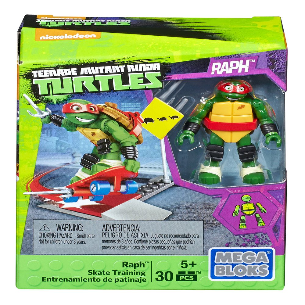 Mega Bloks Teenage Mutant Ninja Turtles Raph Skate Training Pack