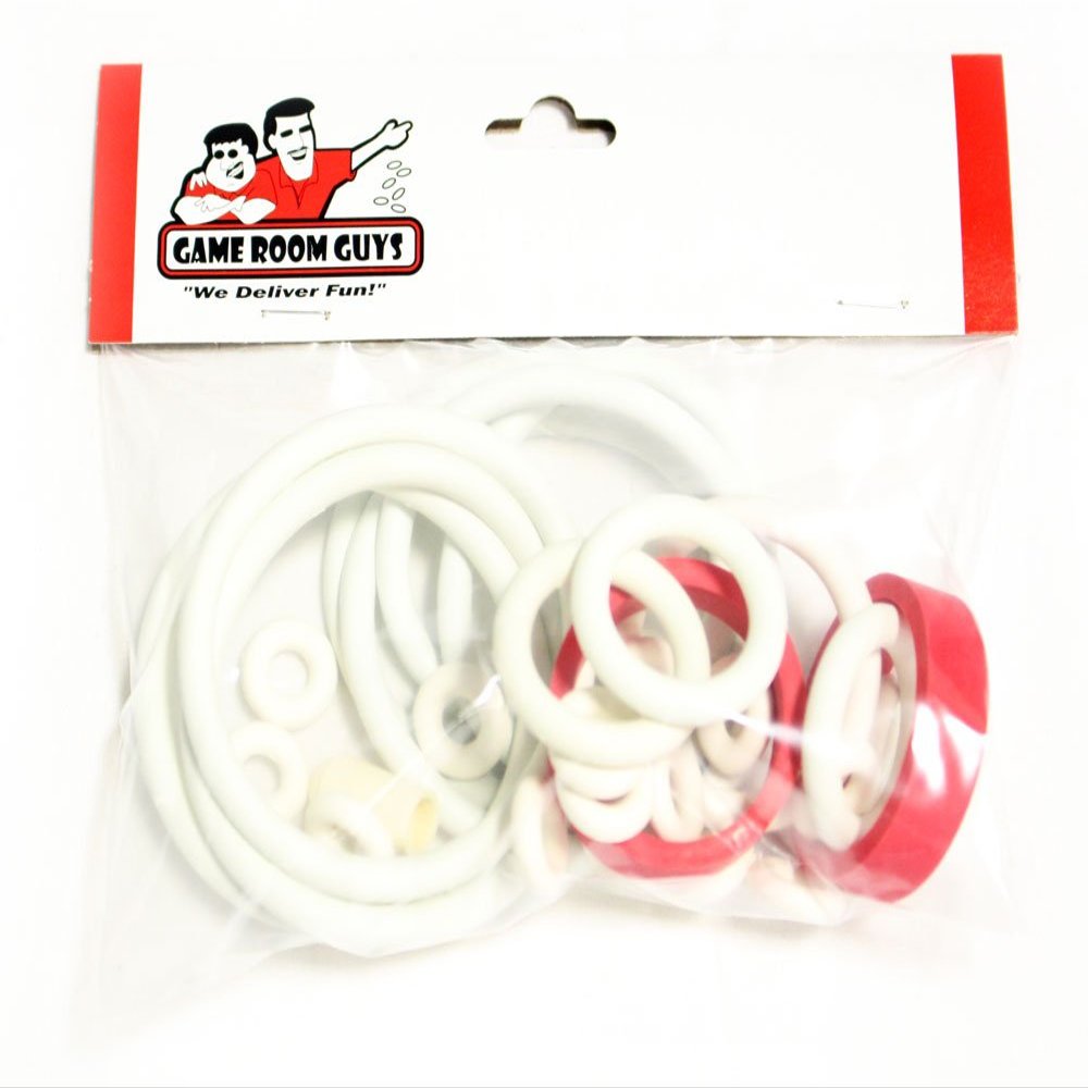 Game Room Guys Bally Kiss Pinball White Rubber Ring Kit
