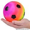 Rhode Island Novelty 6 Inch Rainbow Sports Vinyl Balls Set of 3 Assorted Designs May Vary view 4