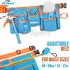Hi-Spec 16pc Kids Tool Set with Tool Belt  Real Child-Sized Tool Kit for Boys & Girls, DIY Building, Hand Tools, Woodworking, Carpentry, STEM Learning, Construction Play Set  Blue view 4