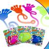 JA-RU Giant Glitter Sticky Hands (3 Toys Assorted) Large Stretchy Hand. Halloween Party Favors, Goodie Bag Stuffers & Classroom Prizes. Sensory Slap Toys for Kids. Piata Stuffing. 414-4A view 3