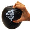 Great Lakes Sports Shark Skin Foam Dodgeball in Black with Updated Logo and Super Tough Skin view 1