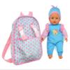 13in Soft Baby Doll with Take Along Pink Backpack Carrier, Briefcase Pocket Fits Accessories and Clothing view 4