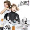 24 Pcs Barber Shop Pretend Play Toy - My First Shaving and Grooming Haircut Kit Toddler Role Play Set with Styling Accessories & Storage Box for Kids, Boys view 3