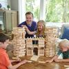MindWare KEVA Structures 400 Plank Wooden Building Blocks Set - Includes 400 Pine KEVA Planks, Canvas Storage Bag and Full-Color Idea Book view 3