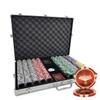 MRC 1000pcs Las Vegas Casino Poker Chips Set with Aluminum Case Custom Build view 1