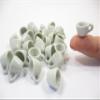10 White Coffee Tea Cup Mug #S Dollhouse Miniatures Ceramic Kitchenware 14114 view 4