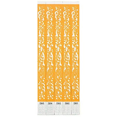Amscan Orange Pizzaz Wristbands Children's Party Supplies, One Size