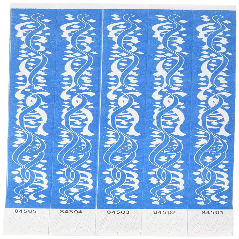 Amscan Blue Pizzaz Wristbands, 500 Ct