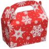 Amscan 398962 Christmas Snowflake Gable Boxes, 5 Ct. | Party Supply view 1