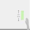 Amscan Green Chevron Wristbands Children's Party Supplies, One Size view 2