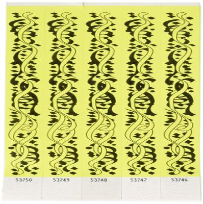 Amscan Yellow Pizzaz Wristbands Children's Party Supplies, One Size