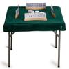 Yellow Mountain Imports Professional Grade Green Square Table Cover - Perfect for Card Games, Mahjong, Dominos, Board Games, Tile Games, and Dominoes - 34.8 x 34.8 Inches (Table Cover only) view 3