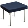 Yellow Mountain Imports Professional Grade Blue Square Table Cover for Poker, Card Games, Mahjong, Board Games, Tile Games, and Dominoes - 34.8 Inches (Table Cover only) view 1
