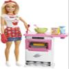 Barbie Careers Playset, Blonde Bakery Chef Doll & Toy Oven with 'Timer' Sound, Rising Desserts, Color-Change & Cooking Accessories view 1