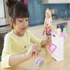 Barbie Careers Playset, Blonde Bakery Chef Doll & Toy Oven with 'Timer' Sound, Rising Desserts, Color-Change & Cooking Accessories view 2