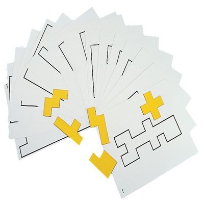 12 Pack CARSON DELLOSA PENTOMINO PATTERN CARDS GR 2-9 16