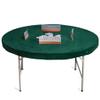 Yellow Mountain Imports Professional Grade Green Round Table Cover for Card Games, Mahjong, Board Games, Dice Games, and More - 61.2" view 3