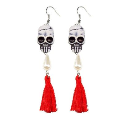 Boland 10117176 Skull Earrings, Standard Size