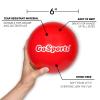 GoSports Soft Skin Foam Playground Dodgeballs - 6 Pack Set for Kids - Includes Mesh Carry Bag view 2