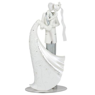 Language of Love "The Kiss" Cake Topper, 9-Inch