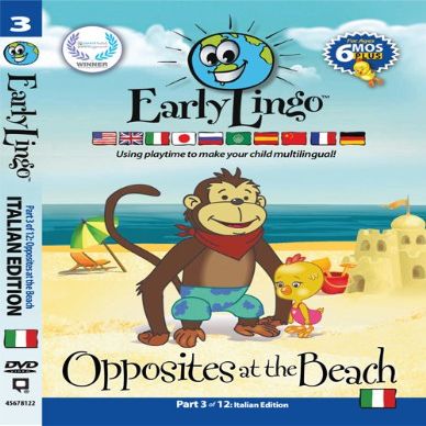 Early Lingo Opposites at The Beach DVD (Part 3 Italian)