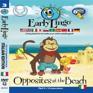 Early Lingo Opposites at The Beach DVD (Part 3 Italian)