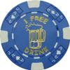 10 Free Drink Poker Chips Tokens Restaurants OR BAR - Beer Mug view 1