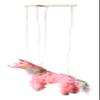Artisan Owl Yarn and Plush Pink Unicorn Marionette Puppet - Wooden Feet and Detachable Strings, Styles Vary (Pink) view 4