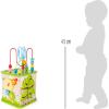 Small Foot 10605 Wooden motoric Cube with Five Sides of Fun, incl. motoric Loops and Ball Track, Multi view 3